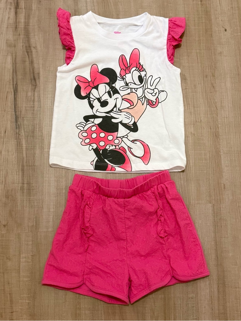 Minnie Mouse and Daisy Duck Tank Top and Shorts Matching Set 4T